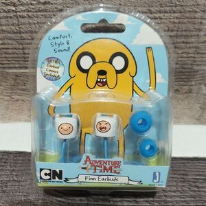 Rare Jazwares Adventure Time Finn Earbuds Cartoon Network Model 14501 Damage Box